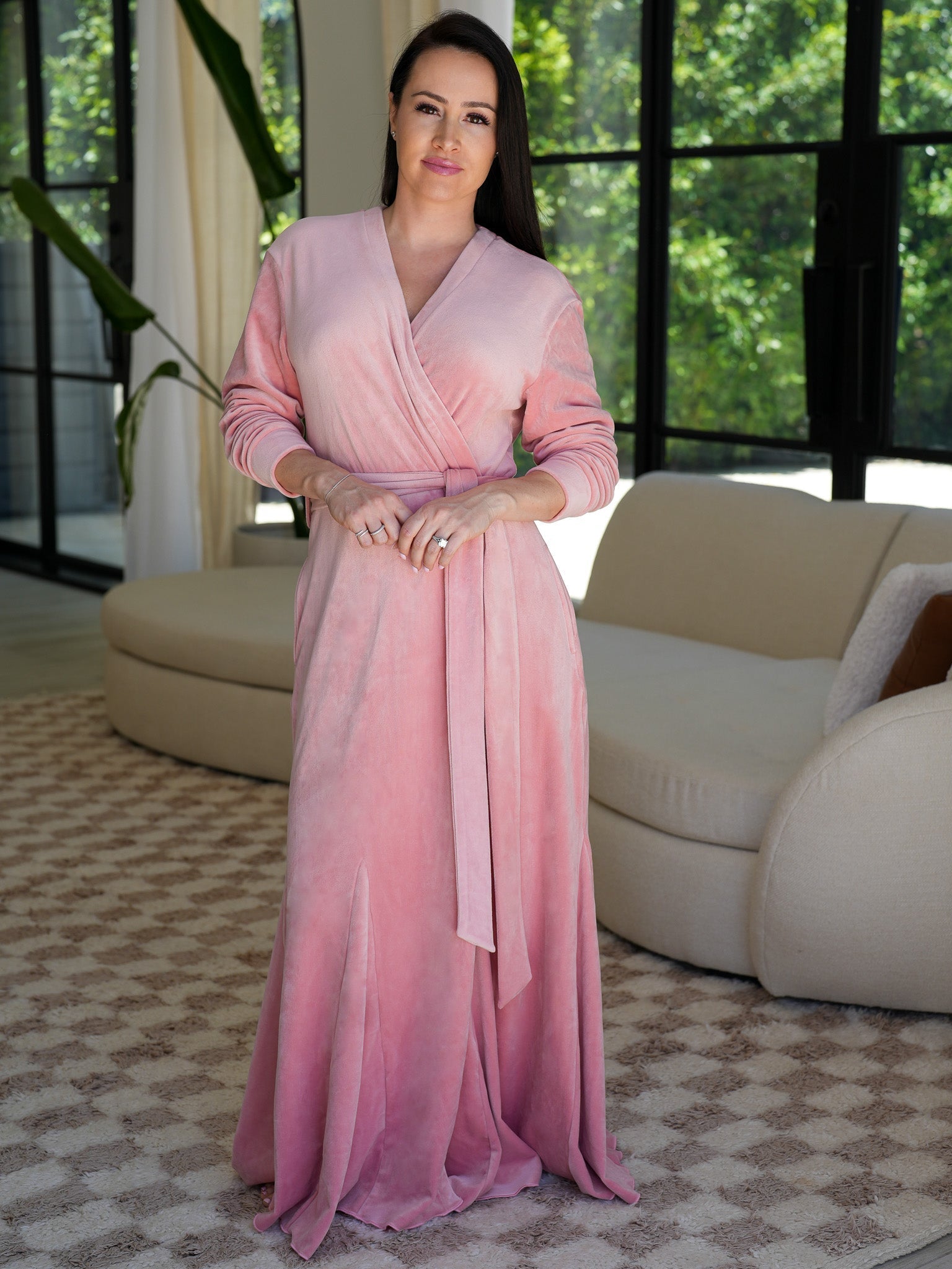Rose Glam Robe Sexy Little Robe