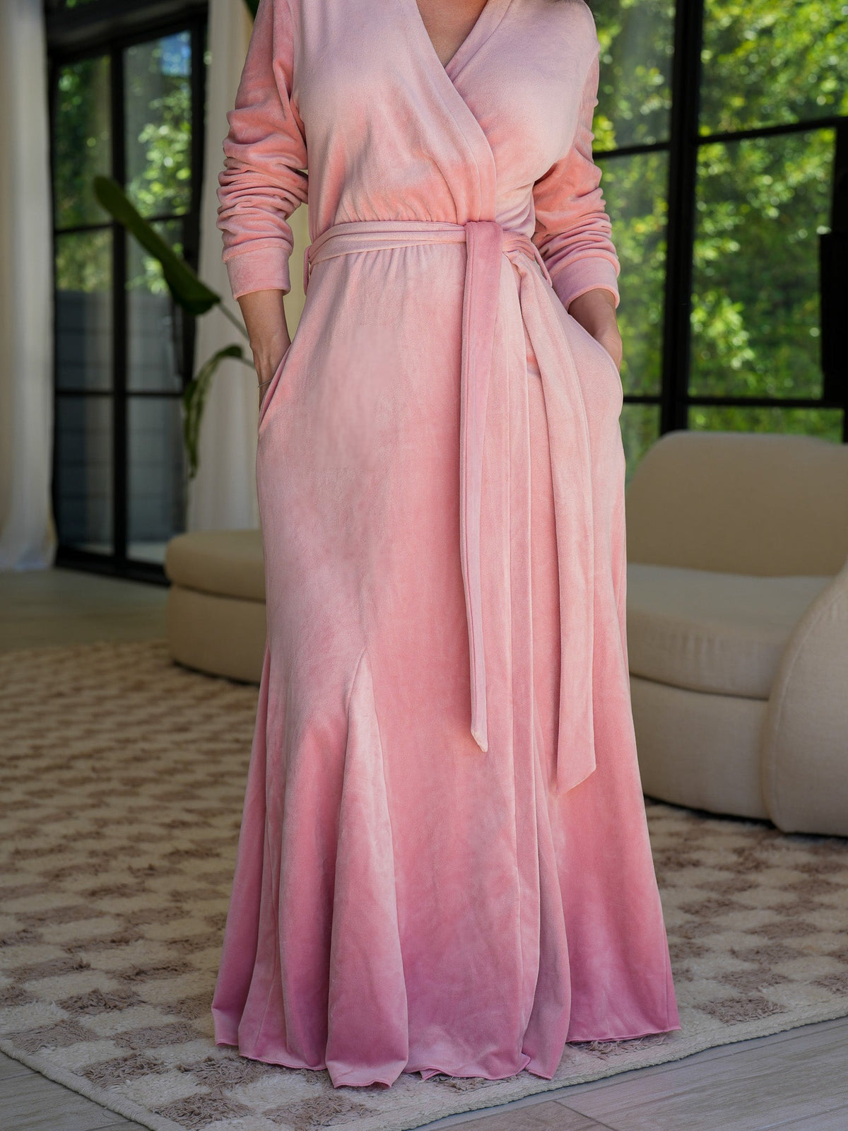 Rose Glam Robe Sexy Little Robe