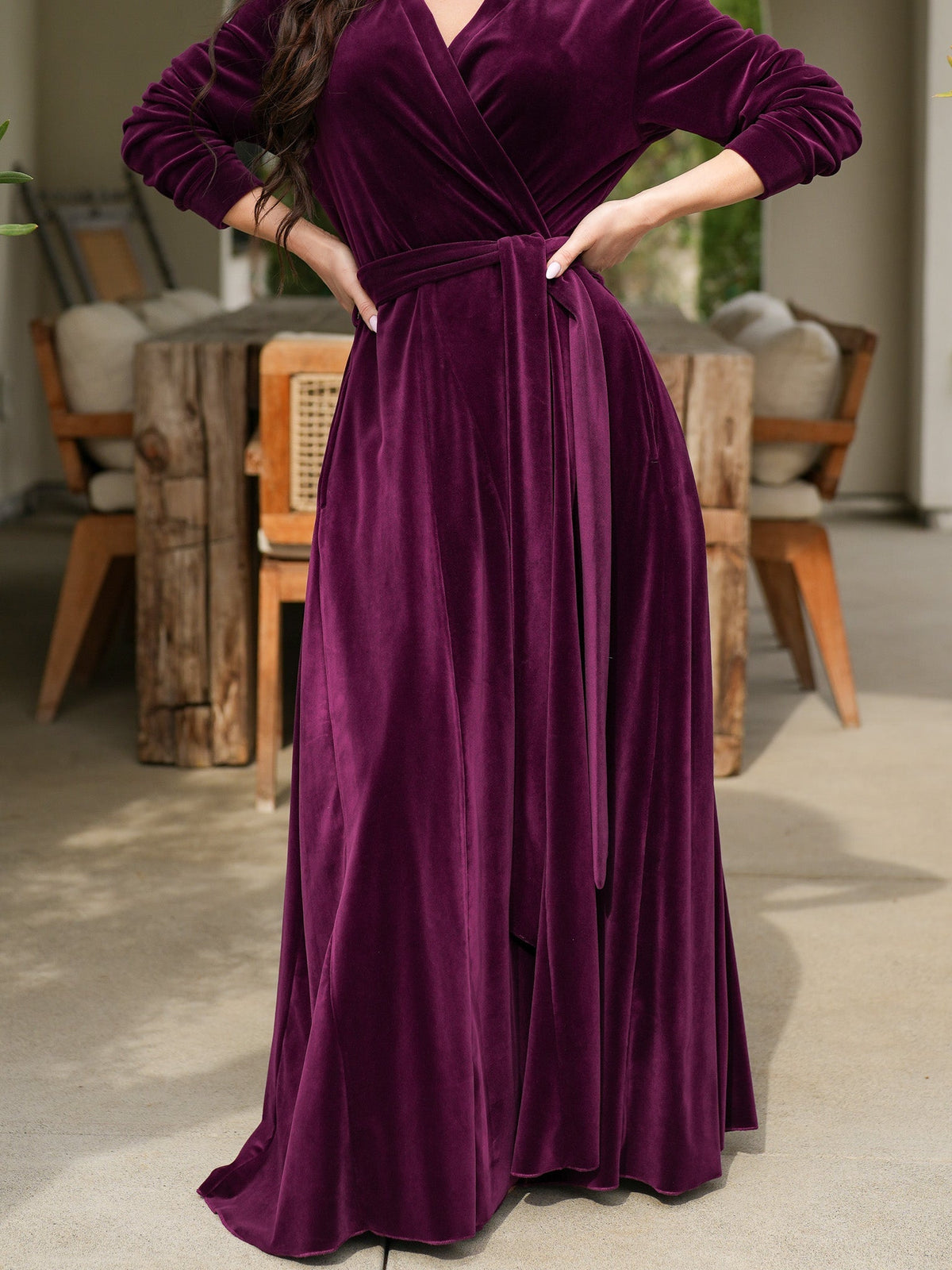 The Velvet Belle Robe Sexy Little Robe
