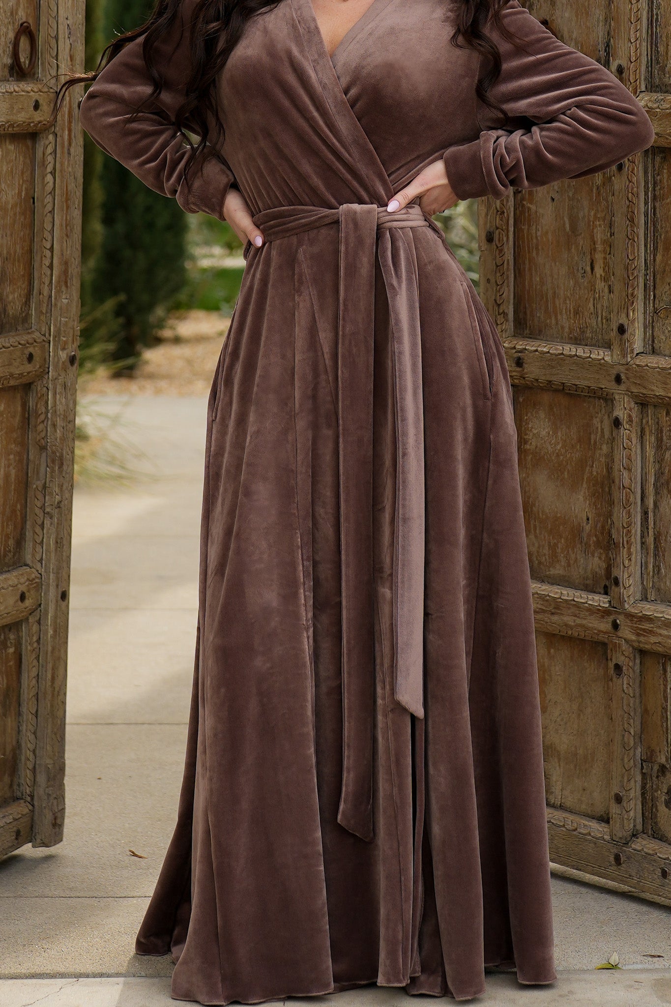 The Bronzed Belle Robe Sexy Little Robe