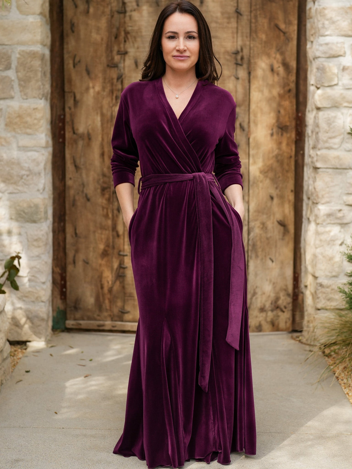 Velvet Glam Robe Sexy Little Robe
