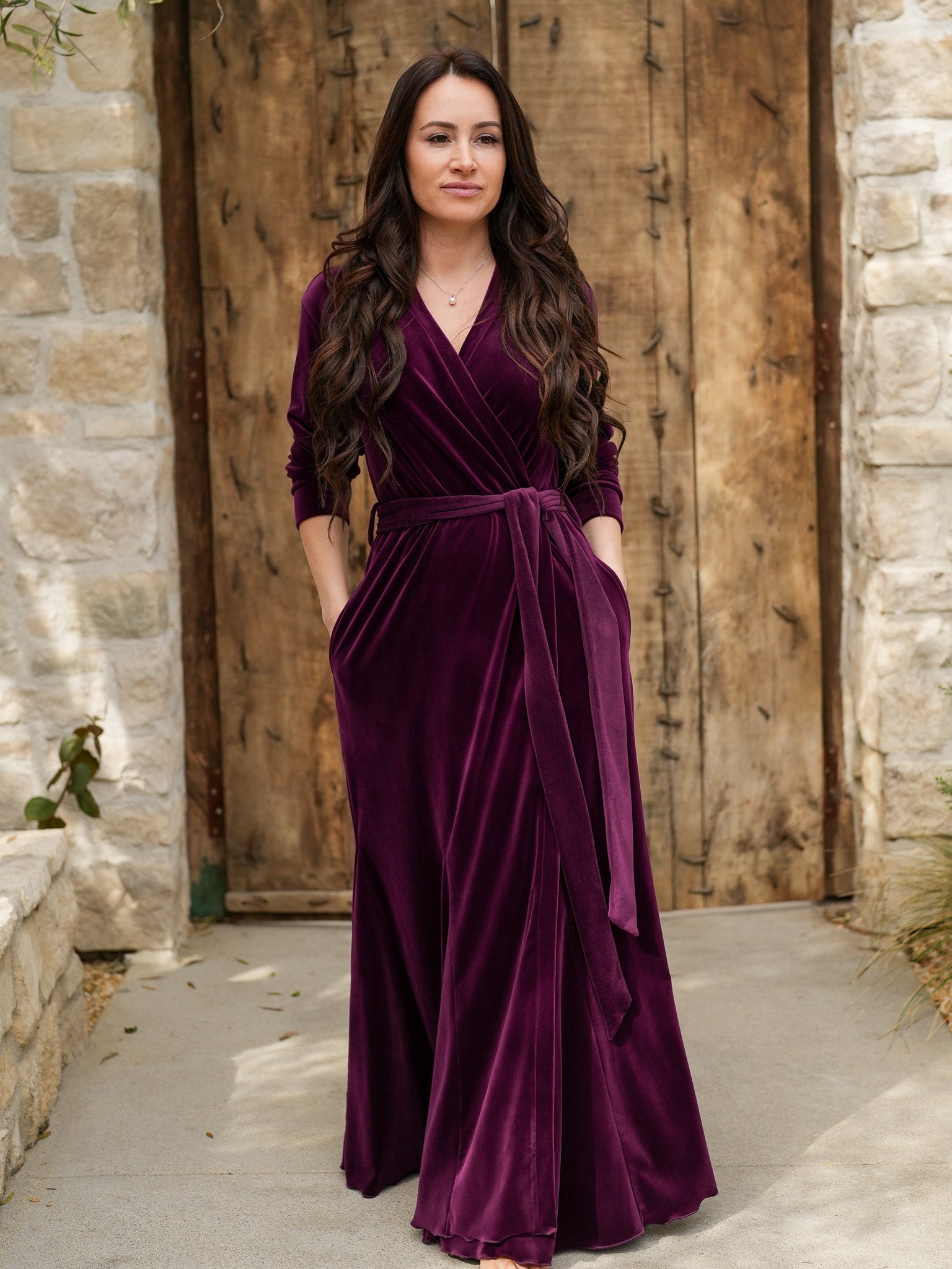 Velvet Glam Robe Sexy Little Robe