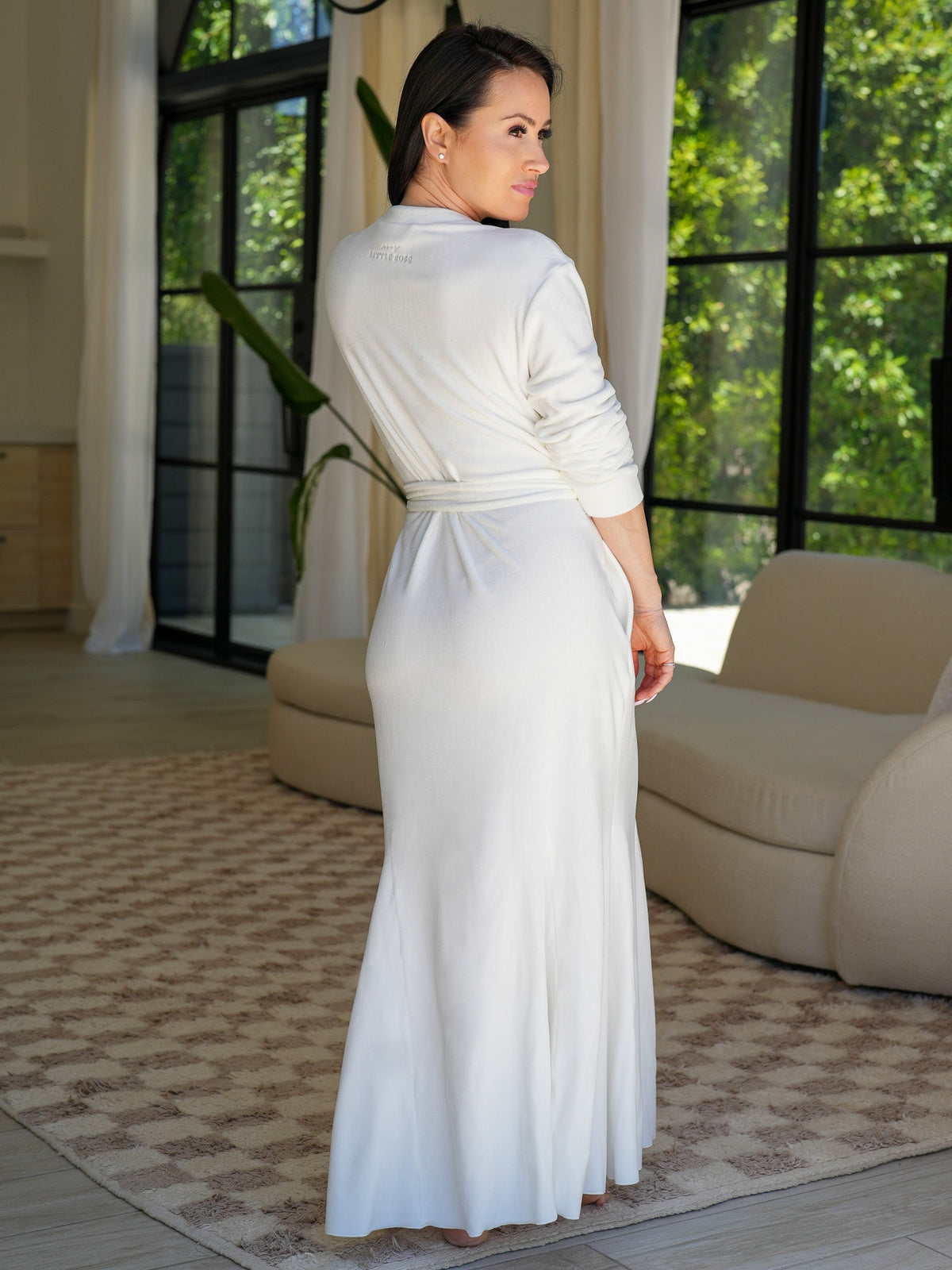 Ivory Glam Robe Sexy Little Robe