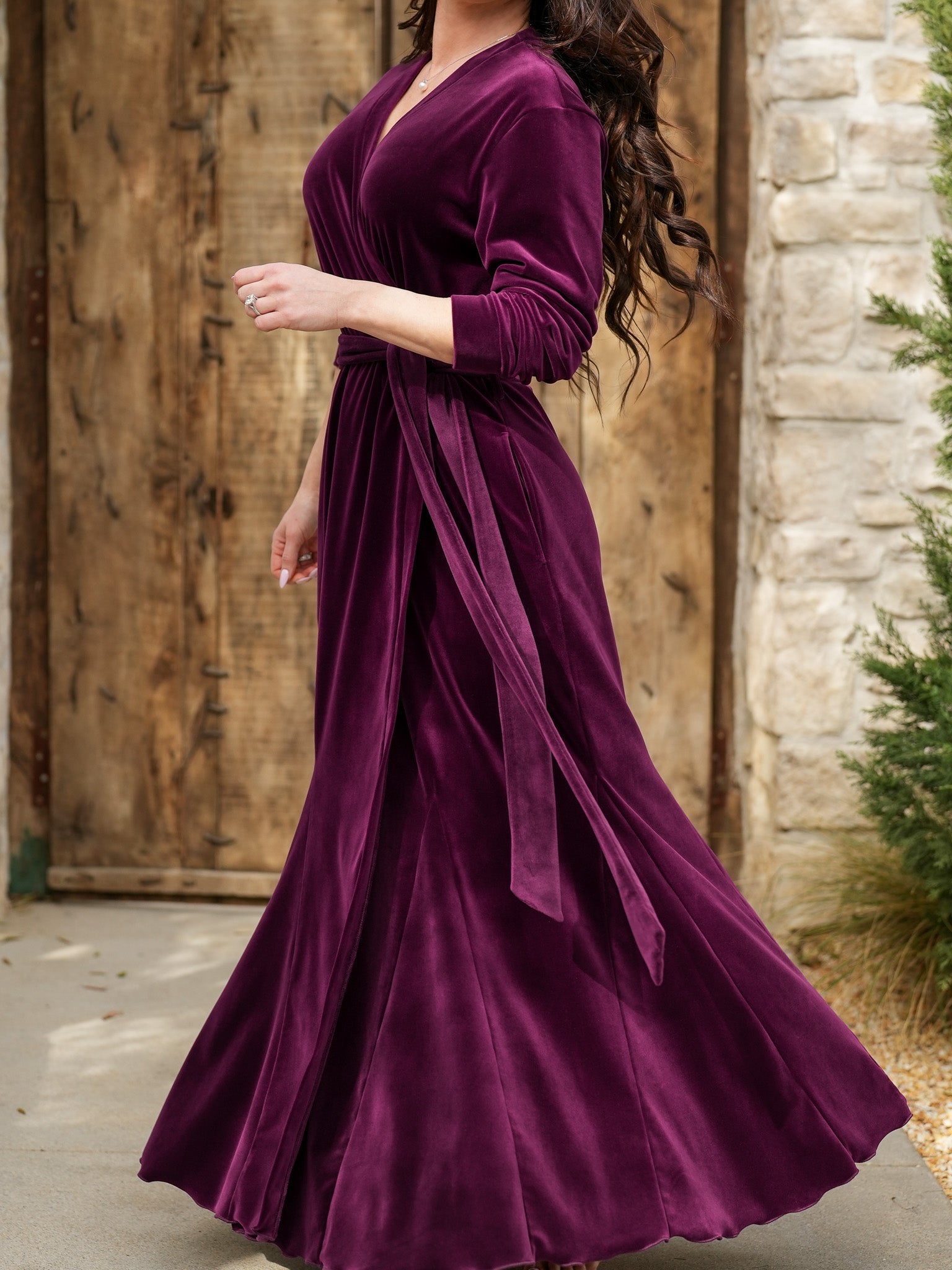 Velvet Glam Robe Sexy Little Robe