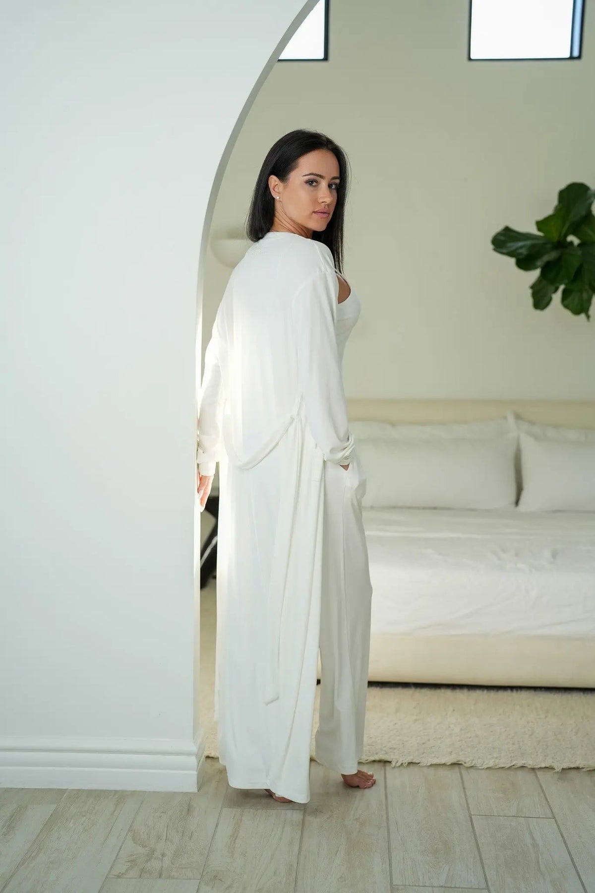 Sexy Basics Classic Long Robe Sexy Little Robe